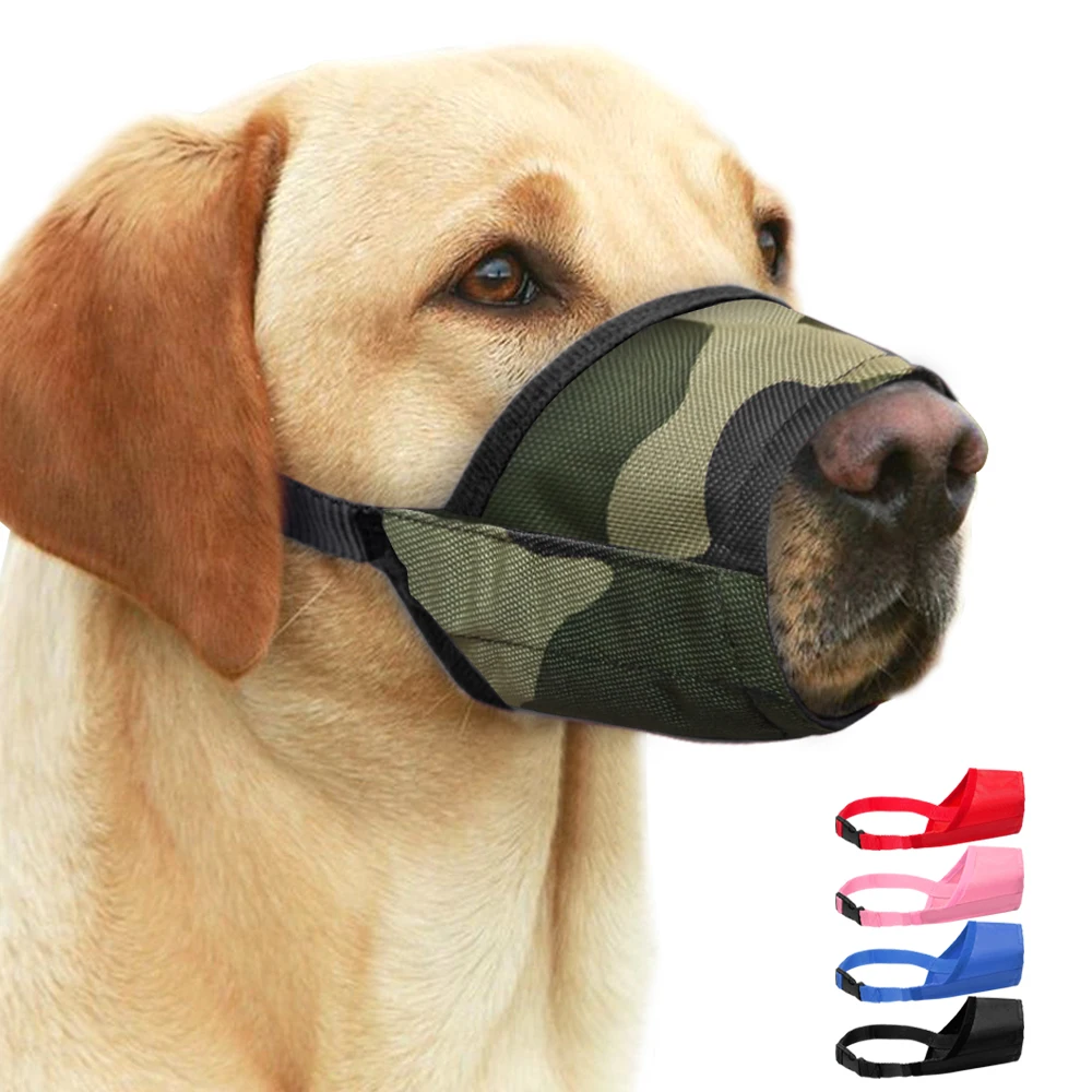 

Small Large Dog Muzzle Anti Bite Dogs Muzzles Pet Mouth Cover Training Products Anti Chew Bark For Pitbull Pet Accessories