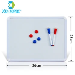 XINDI 28*36cm Magnetische Whiteboard PVC Frame Bericht White Board Op Koelkast Voor Thuis Decoratie Bericht Tekentafel notes WB01