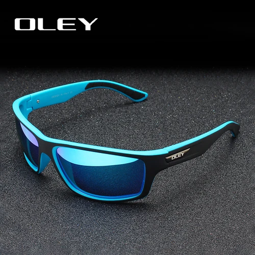 Imagen 2 del producto OLEY-Gafas de sol polarizadas para hombre, lentes de sol masculinos adecuados para conducir, protección UV, de alta calidad, diversos colores de polarización, con logo personalizable YG201