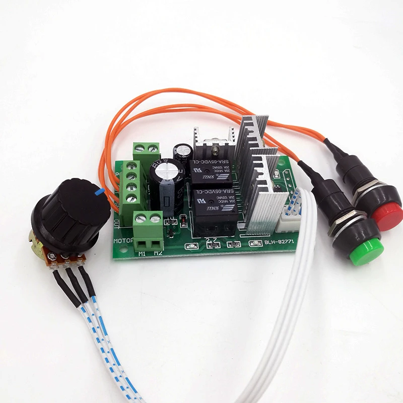 6V/12V/24V 10A PWM dc motor controller self-reset forward&backward linear actuator governor speed control self-reset