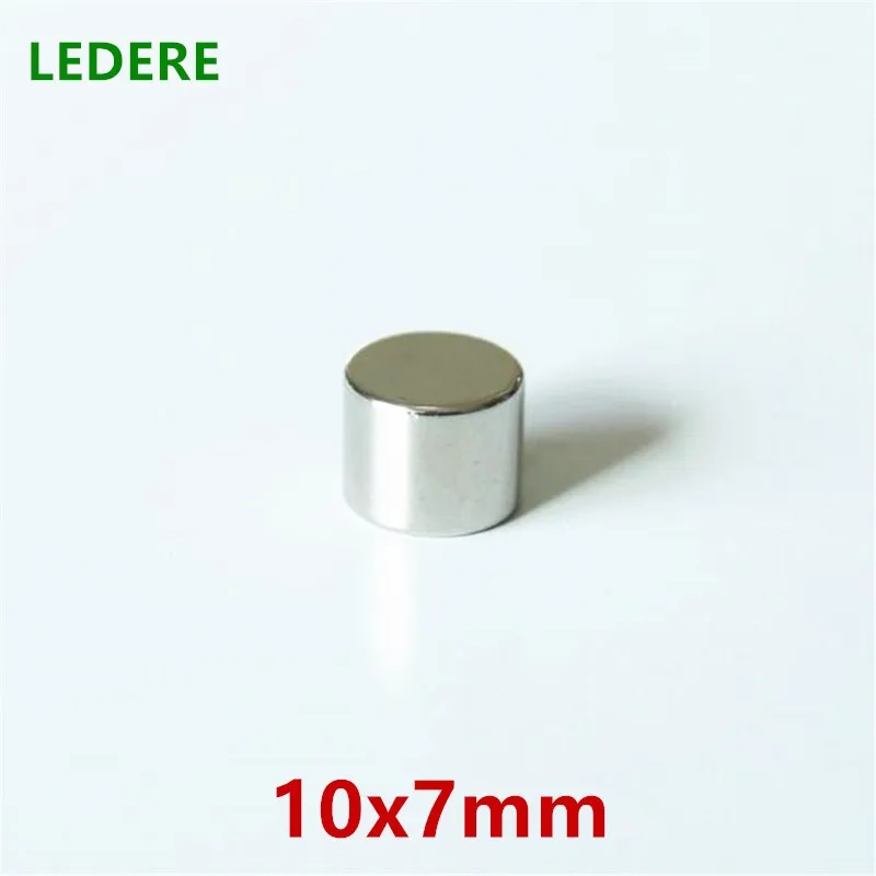 5-50pcs 10mmx7mm Strong Round Magnets Dia 10x7 Neodymium Magnet Rare Earth Magnet 10*7   10x7mm 10X7