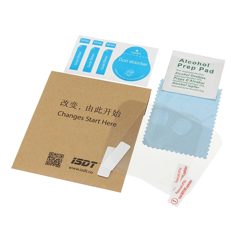 2PCS ISDT All kind of Screen Protector film ISDT charge, D2 MK 2,Q6 Pro Charger (Please note the model)