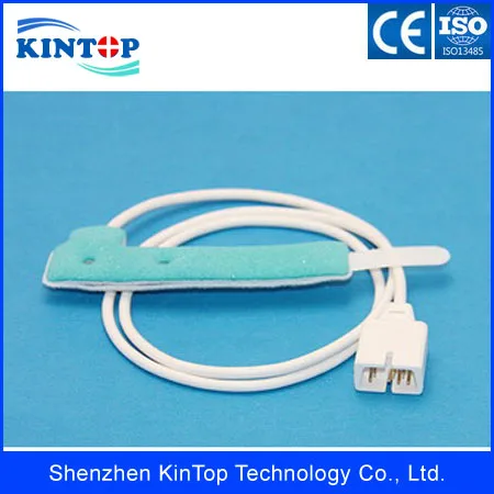 10PCS Compatible 7pin Blue Sponge Nonadhesive Disposable SpO2 Sensor for Neonate/Adult CE Approved