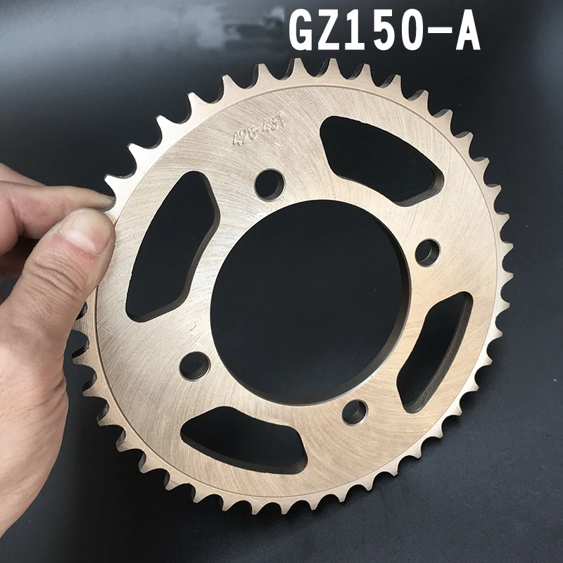 For Suzuki GZ150-A GZ125 Marauder 98-11 Motorcycle parts 428chain sprockets rear sprocket 41 43 teeth Improve speed