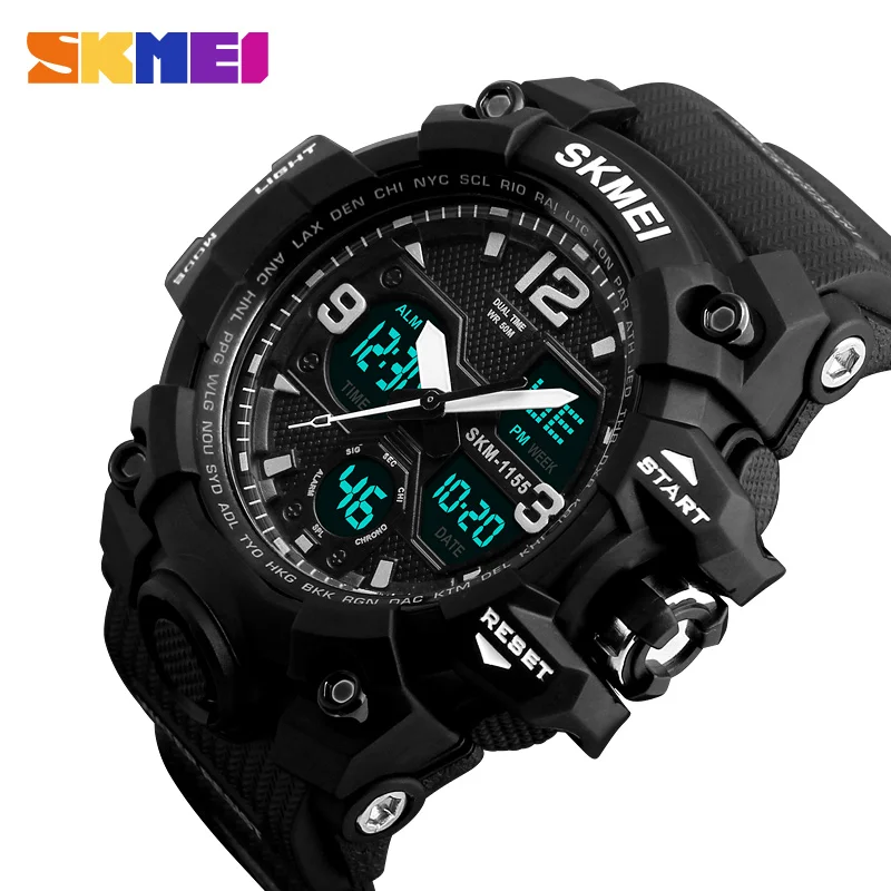 Nuovi orologi sportivi da uomo di moda SKMEI marca quarzo analogico LED orologio militare digitale impermeabile orologio da polso Relogio Masculino