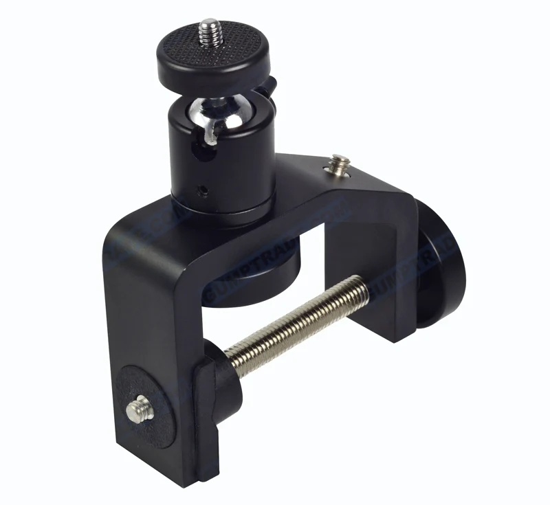 Soporte de abrazadera de Clip flexible con cabezal de bola de trípode para Gopro Hero, cámara de acción SJCAM, DSLR, telescopio, soporte de Flash, soporte para ventana de coche