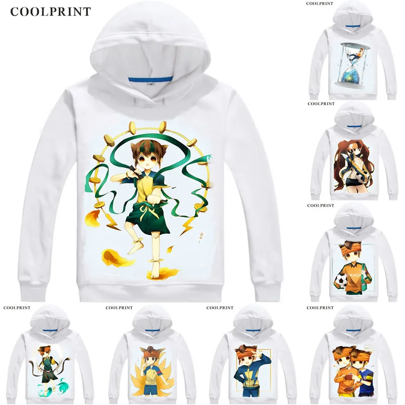 

Coolprint Endou Mamoru Mens Hoodies Mark Evans Inazuma Eleven GO Men Sweatshirt Streetwear Anime Hoodie Printed Long Hooded