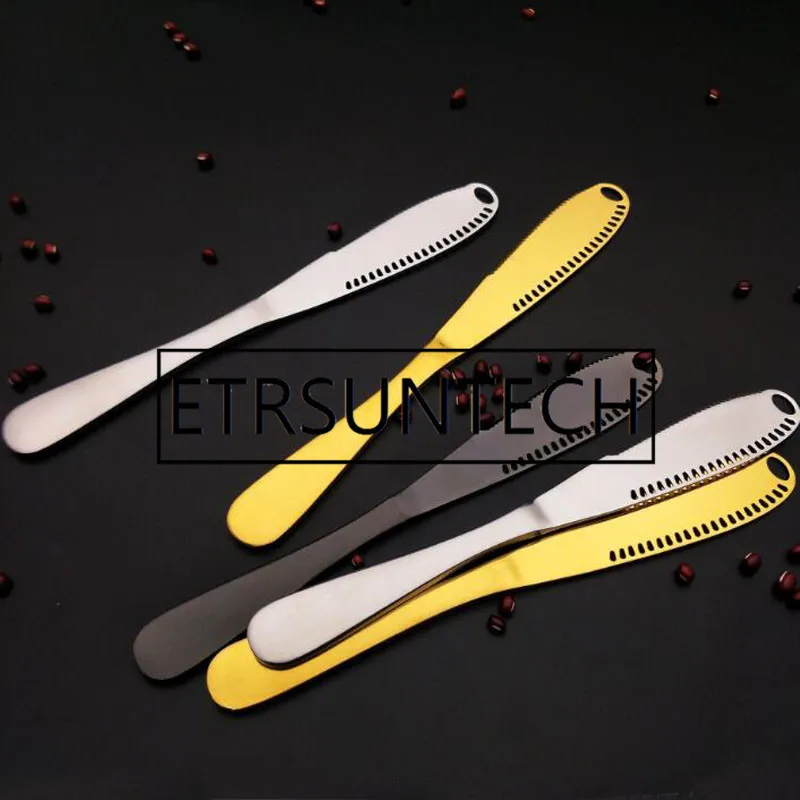 100pcs Stainless Steel Butter Knife Cheese Dessert Jam Spreaders Cream Knifes Utensil Cutlery Dessert Tools for Toast