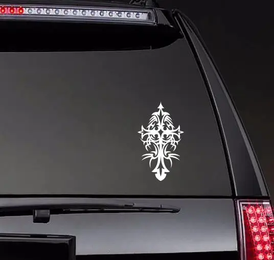 Detailed Tribal Cross Car Body Stickers Window Door Decal Funny Top Quality ZP0207