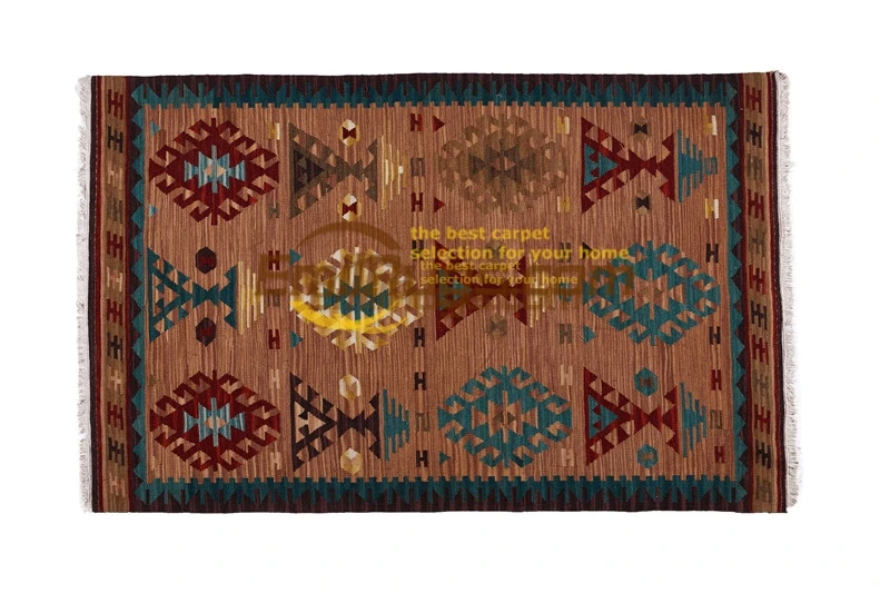 

handmade wool kilim rugs living room rug bedroon bedside blanket corridor Mediterranean style 15-4gc131yg4