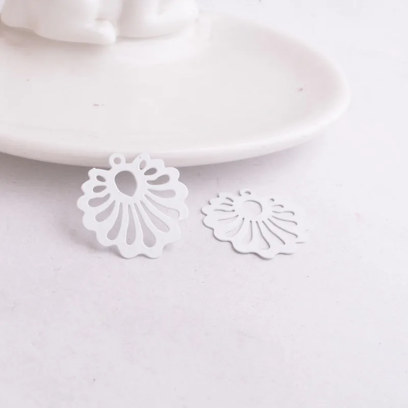 50 Stück AC9665 24*25mm Hohle Blumenanhänger – Detail 16