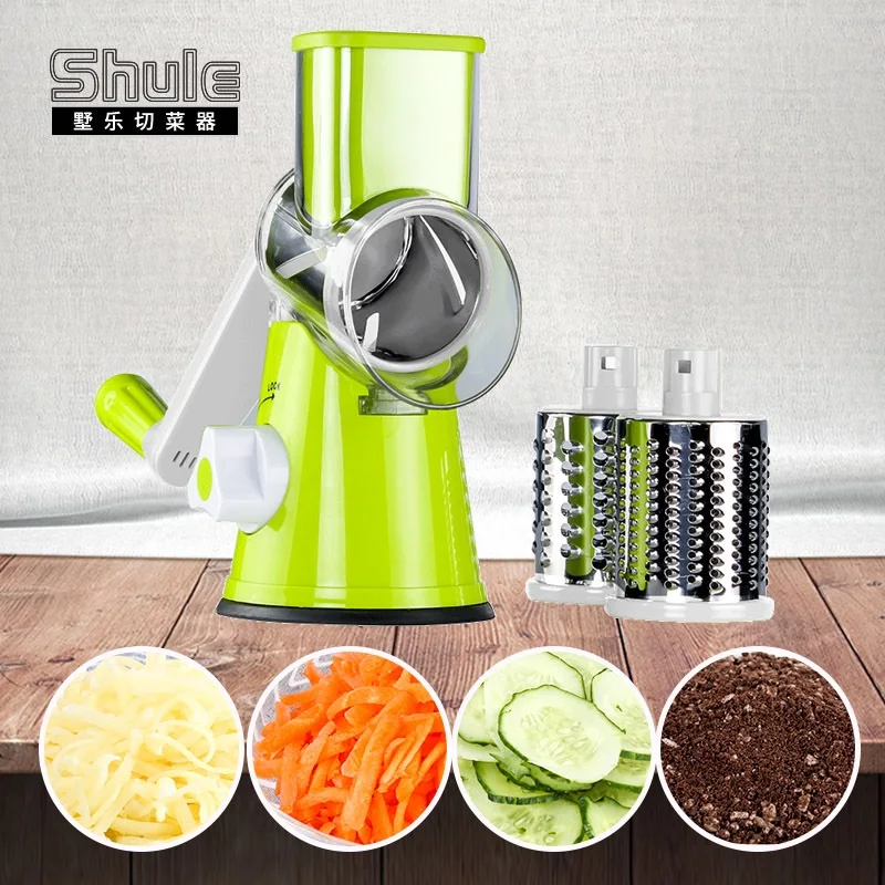 

Multifunctional Vegetable Cutter Wholesale Hand Rock Rotary Shaver Cheese Crushing Tool