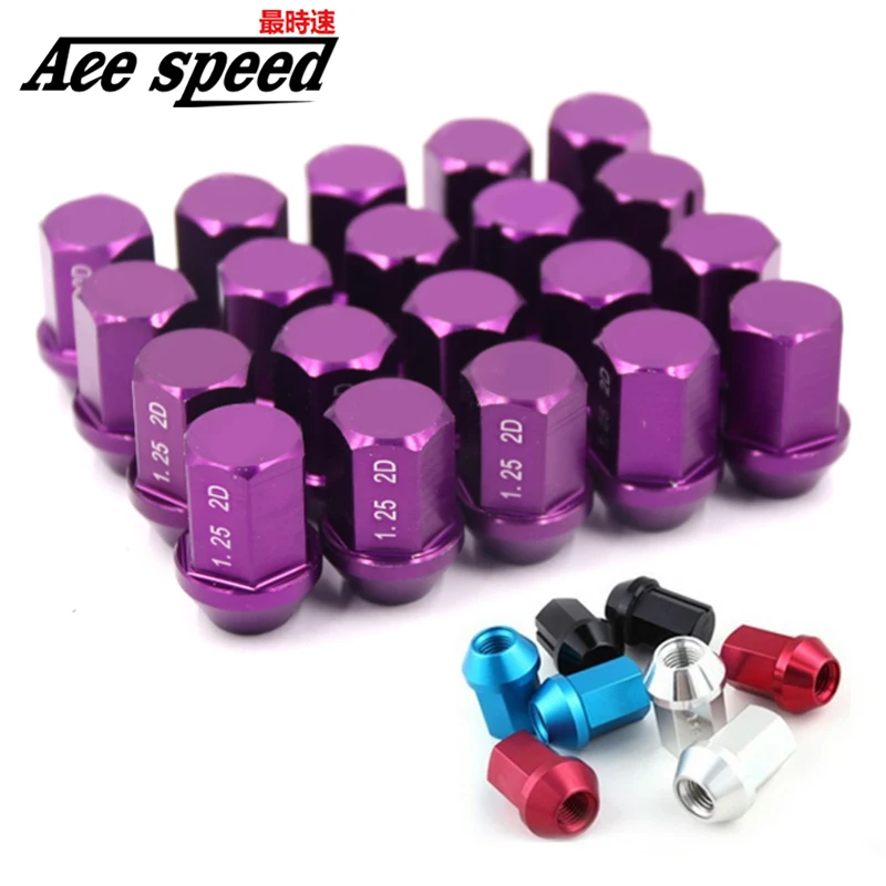 

Car Wheel Racing Lug Nuts for rays Billet Aluminum L:35mm For Toyota Mitsubishi HONDA CIVIC ACURA INTEGRA FORD