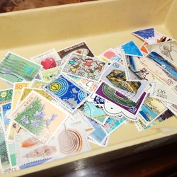 20/50Pcs Japan Post Stamps All Different Random Stamp  Marked Postage Stamps for Collecting