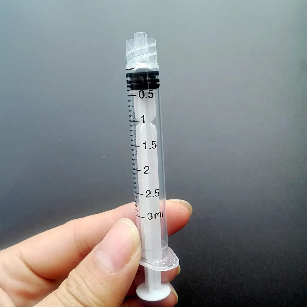 바늘 없는 주사기 인젝터, 산업용 또는 실험실용, 비멸균, 50 개, 3ml