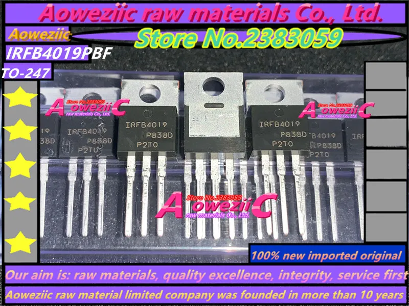 Aoweziic 2018 + 100% neue importiert original IRFB4019PBF IRFB4019 ZU-220 N Kanal MOS Bereich Wirkung 17A 150V