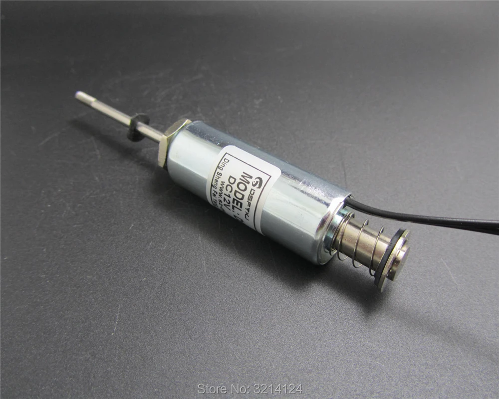 Ds - 1642  slectromagnet  dc24v keyboard tester, computer embroidery machine, push round, round tubular type, 15 mm