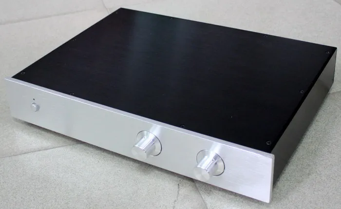 WA12 aluminum  amp housing preamplifier chassis/Enclosure/box 425*313*70mm