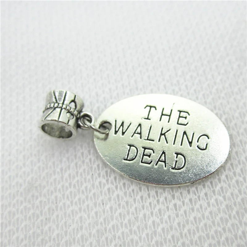 20pcs/lot The Walking Dead Charms Big Hole European Beads dangle charms diy fashion bracelets  jewelry accessory