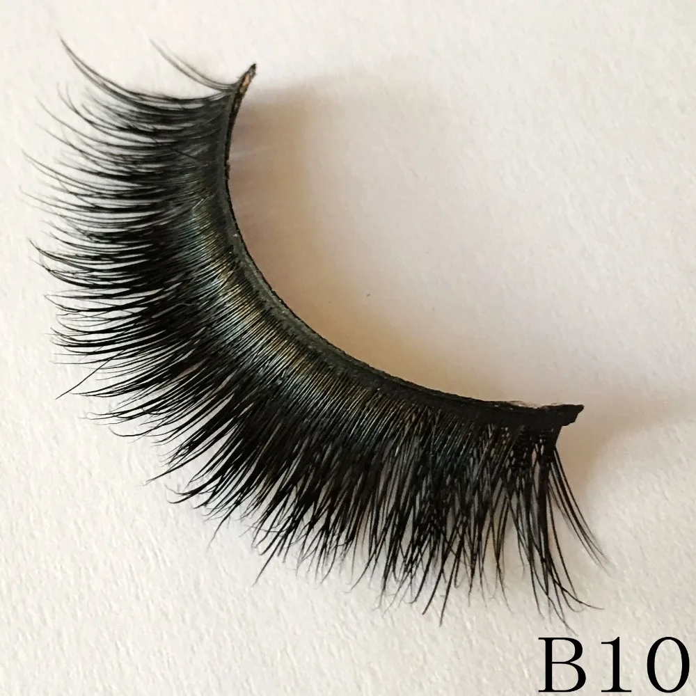 IN USA 300pairs natural mink eyelashes fake lashes long makeup 3d mink lashes eyelash extension mink eyelashes for beauty