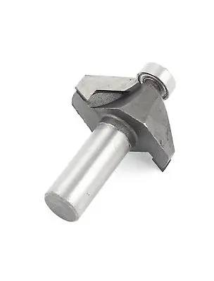 Woodworking Straight Shank 45 Degree Chamfer Router Bit Cutting Tool 1/2