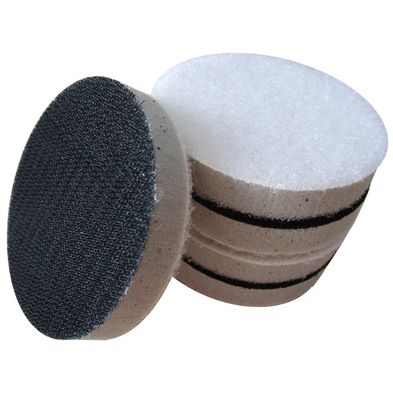 5PCS High Density Sponge Interface Pad 2 Inch 50mm Self-adhesive Sander Backing Pad Polishing Pad Hook and Loop