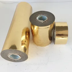 Light Gold Foil Roll Usado apenas para papel, Hot Stamping, tamanho pequeno, frete grátis