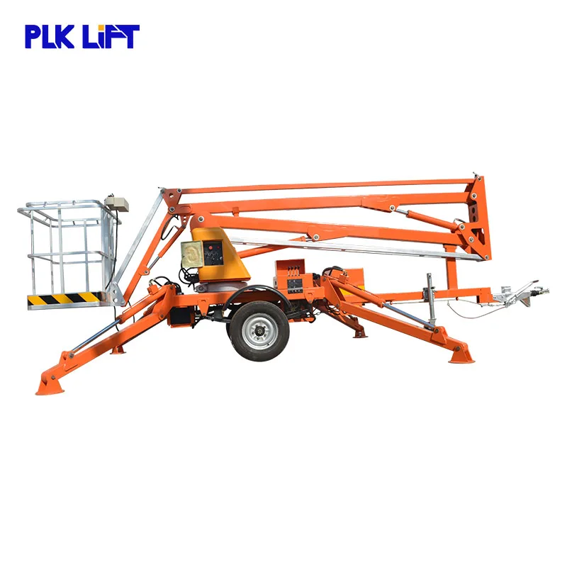 Motorized Lifting Platform Diesel Boom Lift Manlift