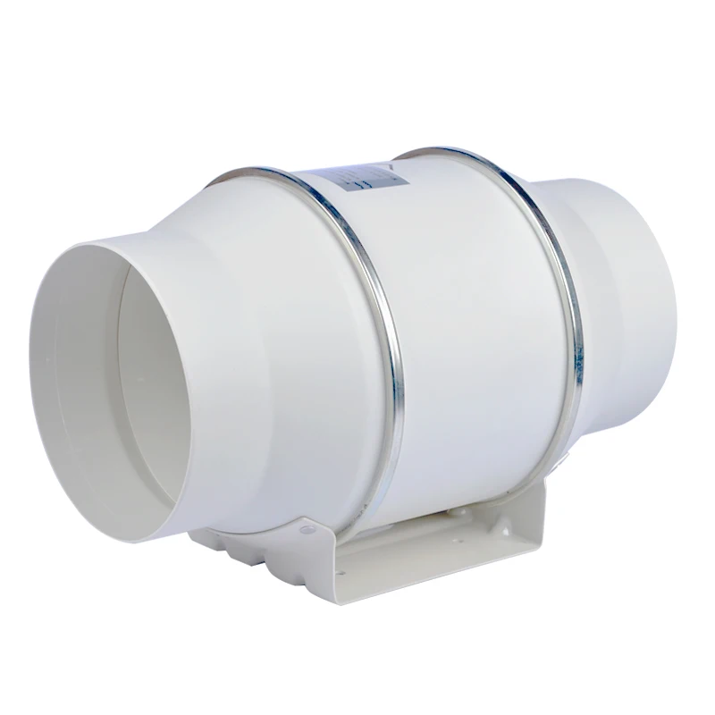 터보 팬 인라인 덕트 팬, 원형 파이프 배기 팬, 욕실 주방 환풍기, 공기 추출기, 6 인치, 220V