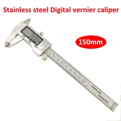 Digital vernier caliper Stainless steel caliper  0-150MM 6 inch 0.01mm digital display electronic ruler  length measuring tools