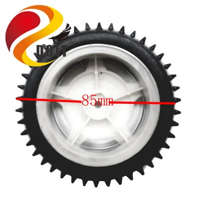 4ชิ้น/ล็อต85มม.ล้อ2wd/4wd รถแชสซีกว้าง31มม.ยางรถหุ่นยนต์ DIY RC ของเล่นยาง Conpetion การศึกษา