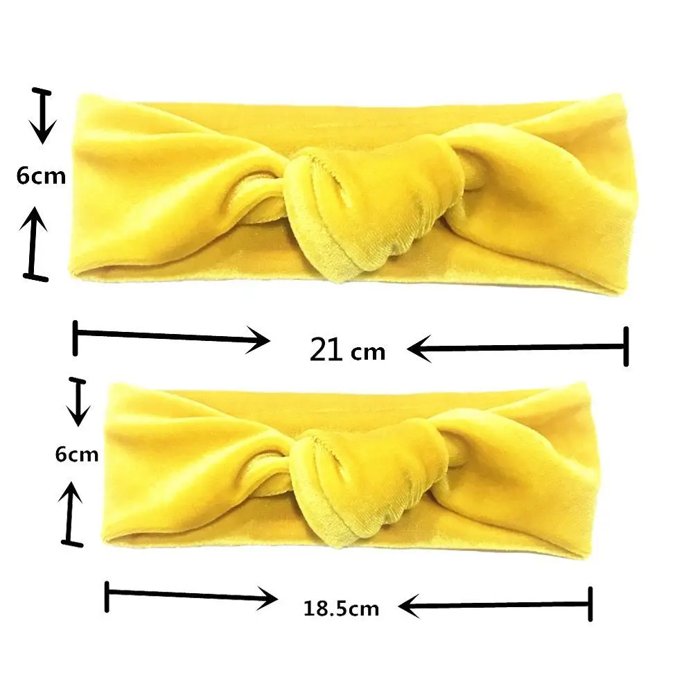 2PCS/Set Mother Daughter Kids Headband Baby Girl Knot Hair Band Accessories Solid Soft Cute Lovely Gifts Fashion New Hot Sale