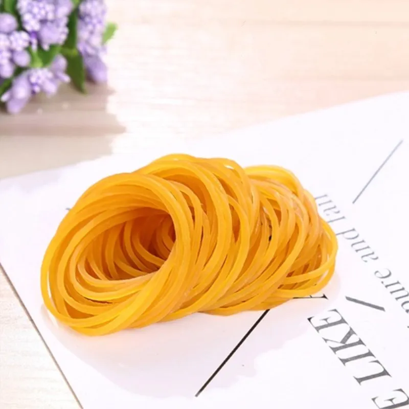 200Pcs Office Rubber Bands,Rubber Ring Strong Elastic Stationery Holder Band Loop School Office Supplies 38*1.4mm