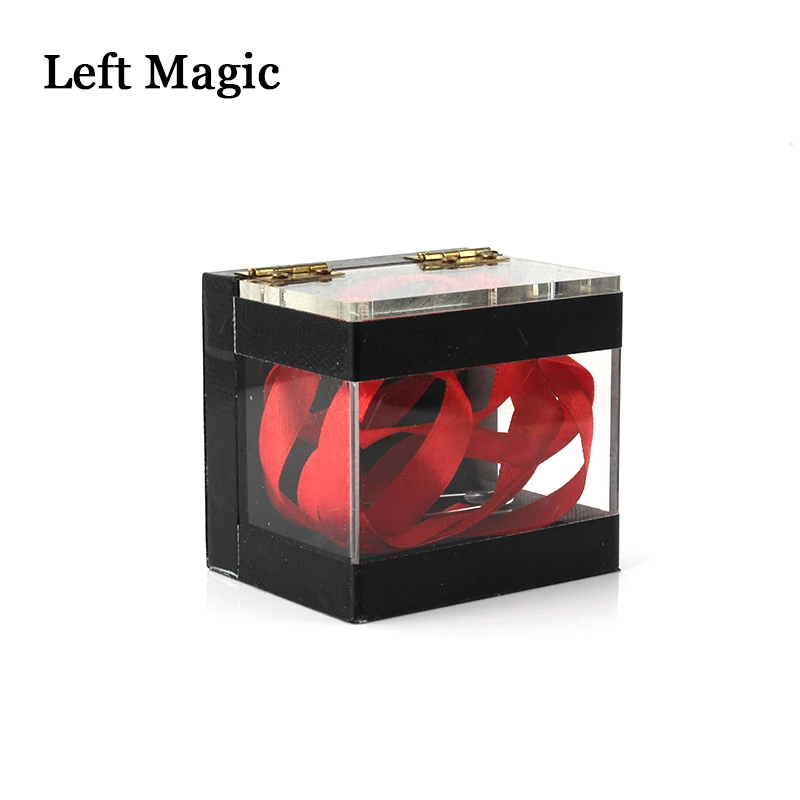 The Crystal Clear Switching Box Magic Tricks Prediction Box Magia Stage Close-Up Street Accessories Illusion Gimmick Prop Comedy