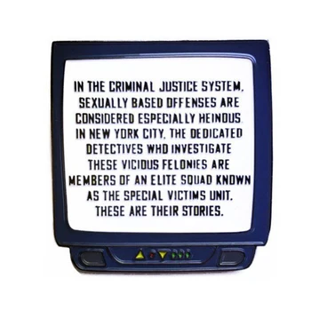 법 및 주문 SVU TV 에나멜 핀