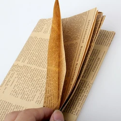 1Pcs 52x75cm Wrapping Paper Wrap Artware Packing Package Paper Christmas Kraft Paper Vintage Newspaper Gift Random Color