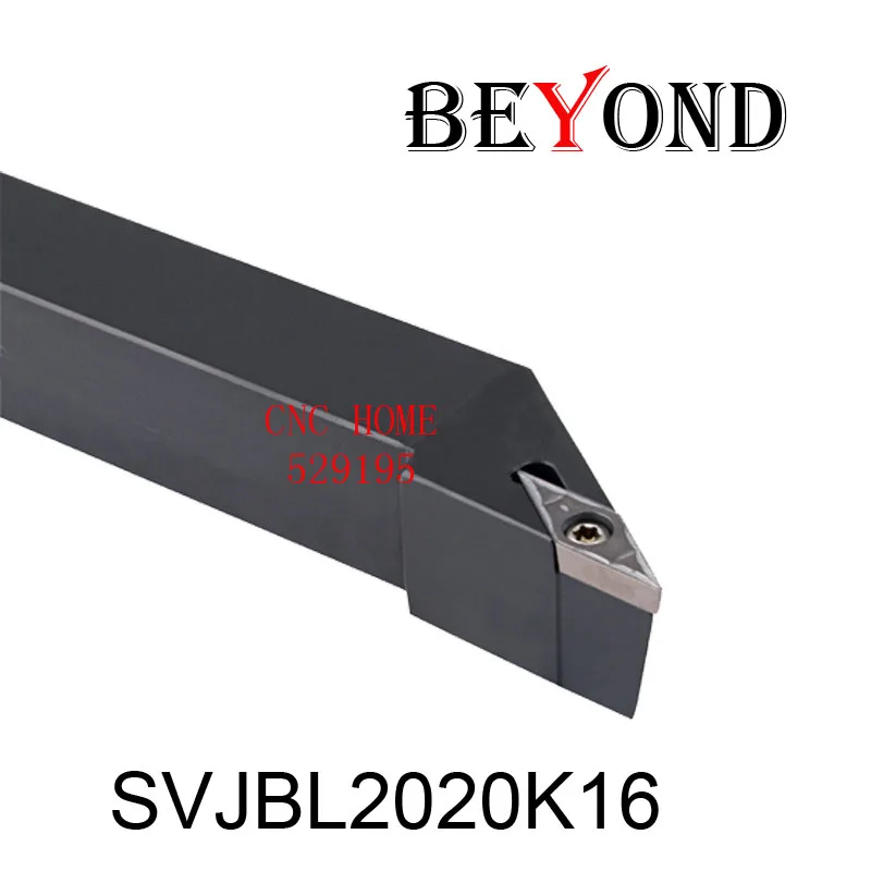 BEYOND SVJBR 20mm SVJBR2020K16 SVJBL2020K16 External Turning Tool Holder Carbide Inserts VBMT160404-HMP NC3020 Machine Lathe