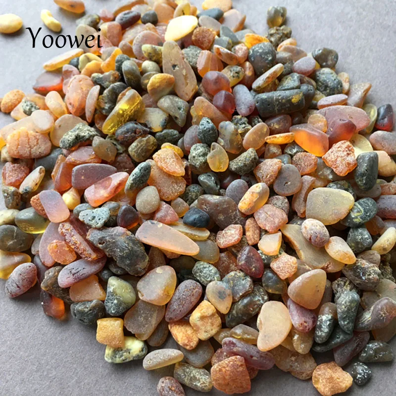 

Yoowei Raw Amber Beads for Pillow Making diy Precious Baltic Natural Medicinal Small Beads Irregular Amber Chips Beads Supplier