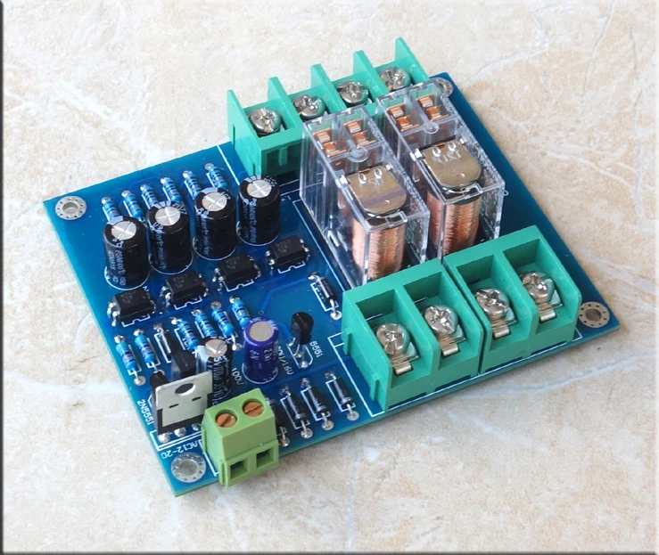 Optical isolation Speaker protection board Suitable for left and right independent power amplifier BTL amplifier