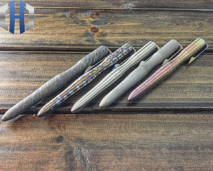 Titanium Tactical Pen Multi-function Broken Window Escape Attack Weapon Outdoor Women\'s Defense With Refill