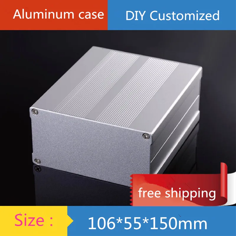 

aluminum amplifier chassis / Electronics Instrument housing / Power shell / AMP Enclosure / case / DIY box