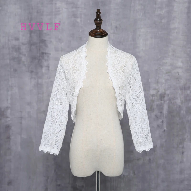 White ivory Bateau Lace Shawl Wedding Shawl half sleeve Alencon lace shawl zipper and buckles Wedding gown Jacket