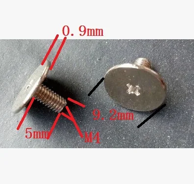 Laptop screws, flat and thin head CM4*5 Computer screws notebook  screw