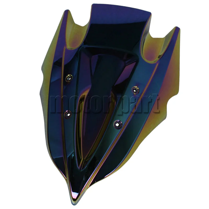 

Лобовое стекло для мотоцикла Kawasaki Z300 Z250 2013-2015 Z 300 250, лобовое стекло с двойными пузырьками, черный Иридий 13 14 15