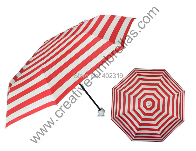 

Free shipping 2pcs/lot,three fold zebra streak pongee silver coating UV protecting all black frame anti rust summer parasol