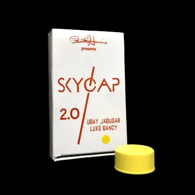 Skycap 2.0 (Red/Yellow/White Available) Magic Tricks Bottle Cap Penetration Magie Close Up Illusion Gimmick Prop Mentalism Fun