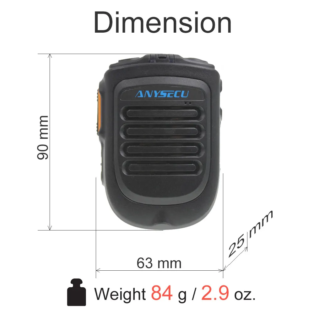 Imagem -05 - Anycubic-microfone sem Fio Versão Bt4.2 para F22 4g-w2plus T320 3g 4g Rádio Suporte Zoom Realptt