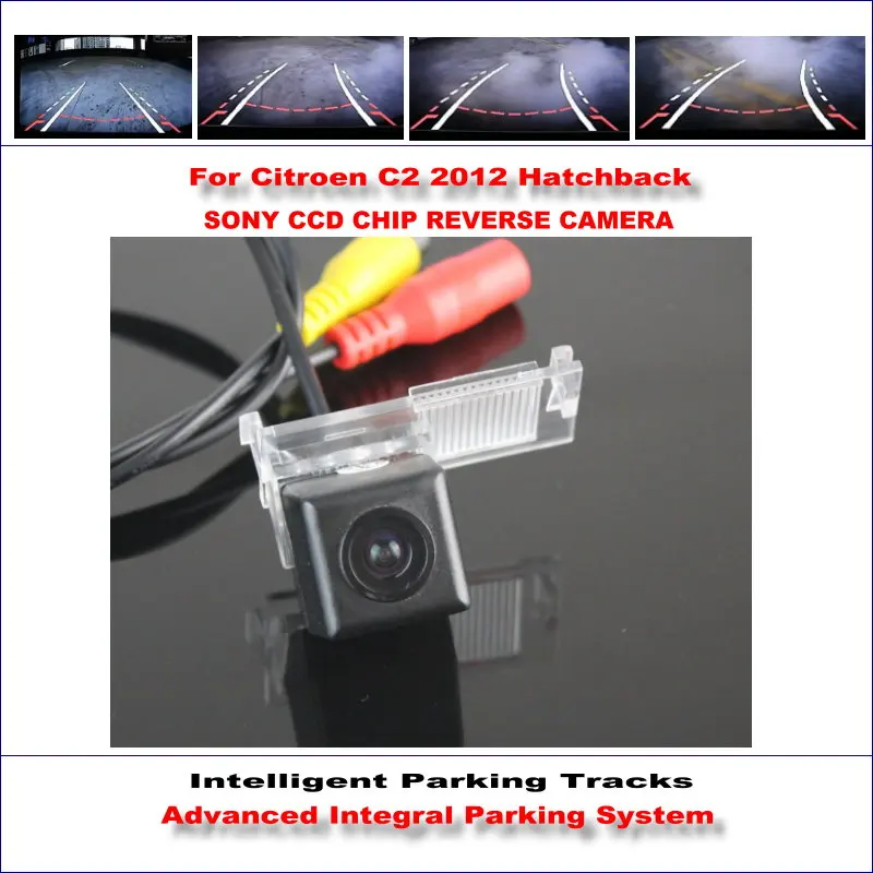 

For Citroen C2 2012 Hatchback Car Rear View Camera HD Intelligentized Dynamic Parking Guidance CAM