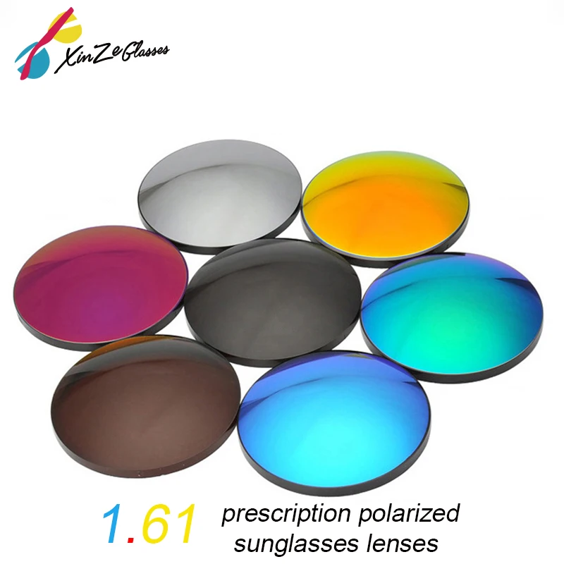 

XINZE 1.61 High Quality Polarized Prescription Driving Sunglasses Lenses Myopia hyperopia presbyopia Astigmatism Mirror Lens