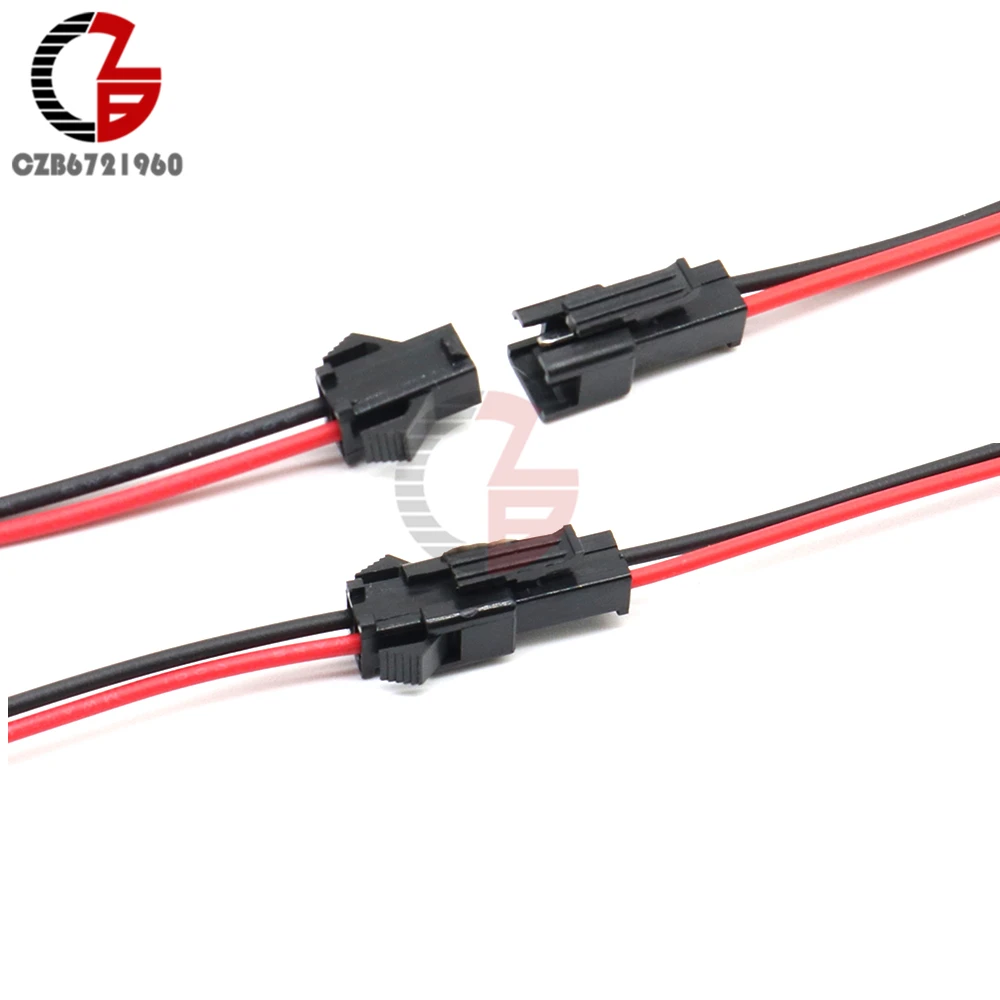 5Pair 15cm SM 2Pin 3Pin Male to Female JST Connector Plug Cable for LED Strip Curtain Cabinet Light Celing Downlight Downlight